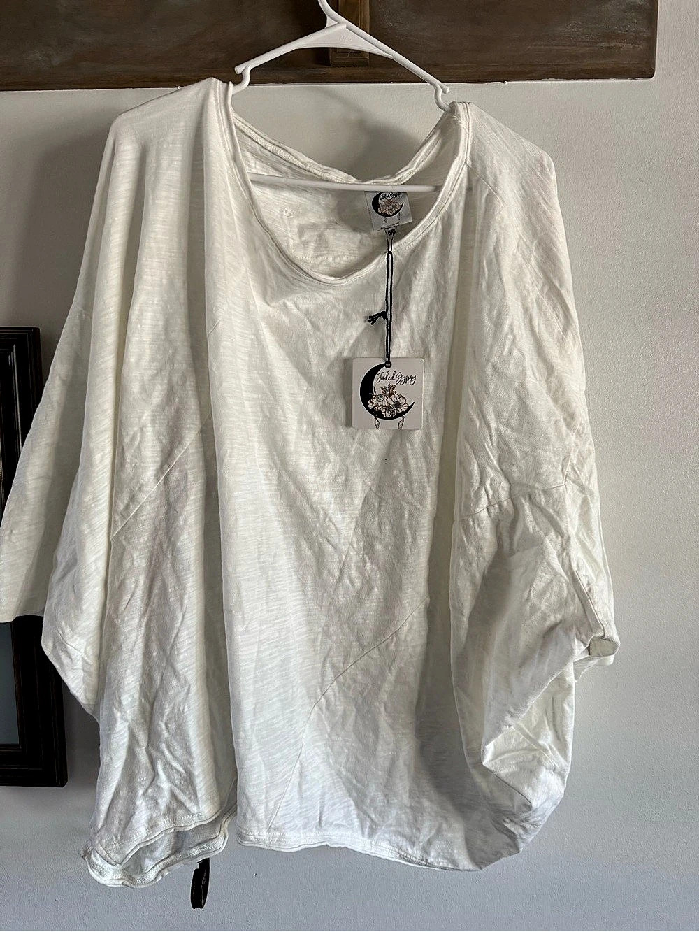 Jaded Gypsy one size boho short sleeve shirt